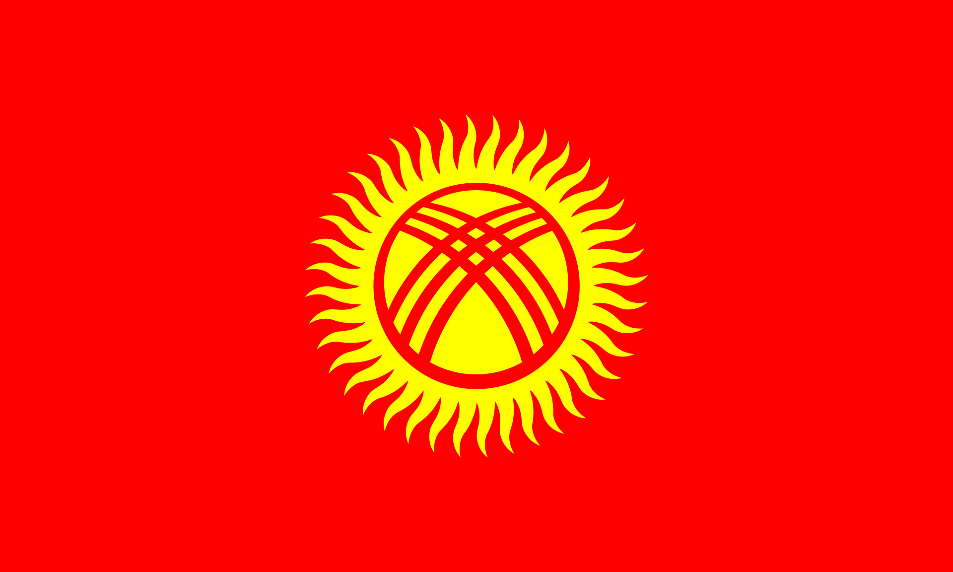Флаг Киргизия