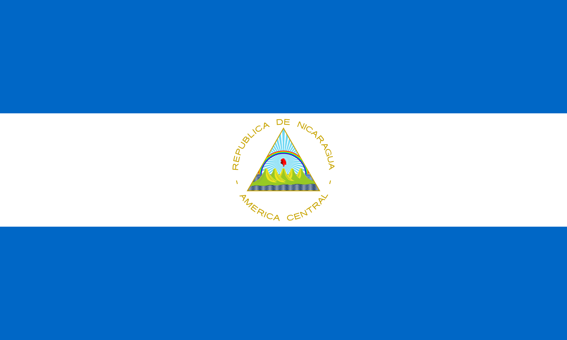 Флаг Никарагуа