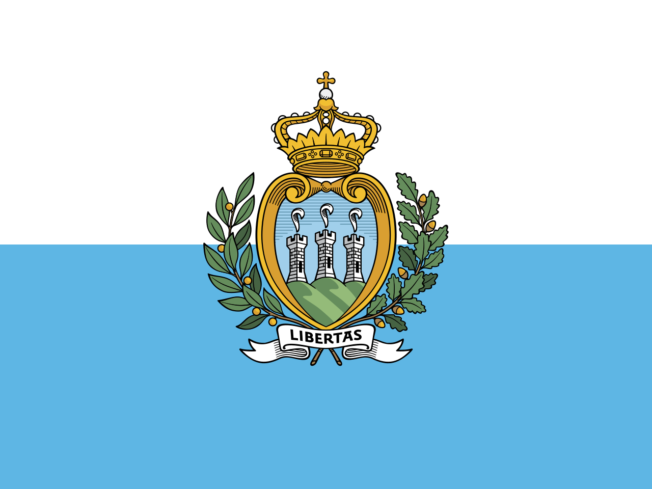 Флаг Сан-Марино